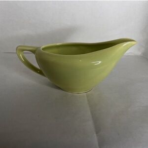 Vintage MC 1950-60's KNOWLES USA Chartreuse Lime Green China Creamer 53-3